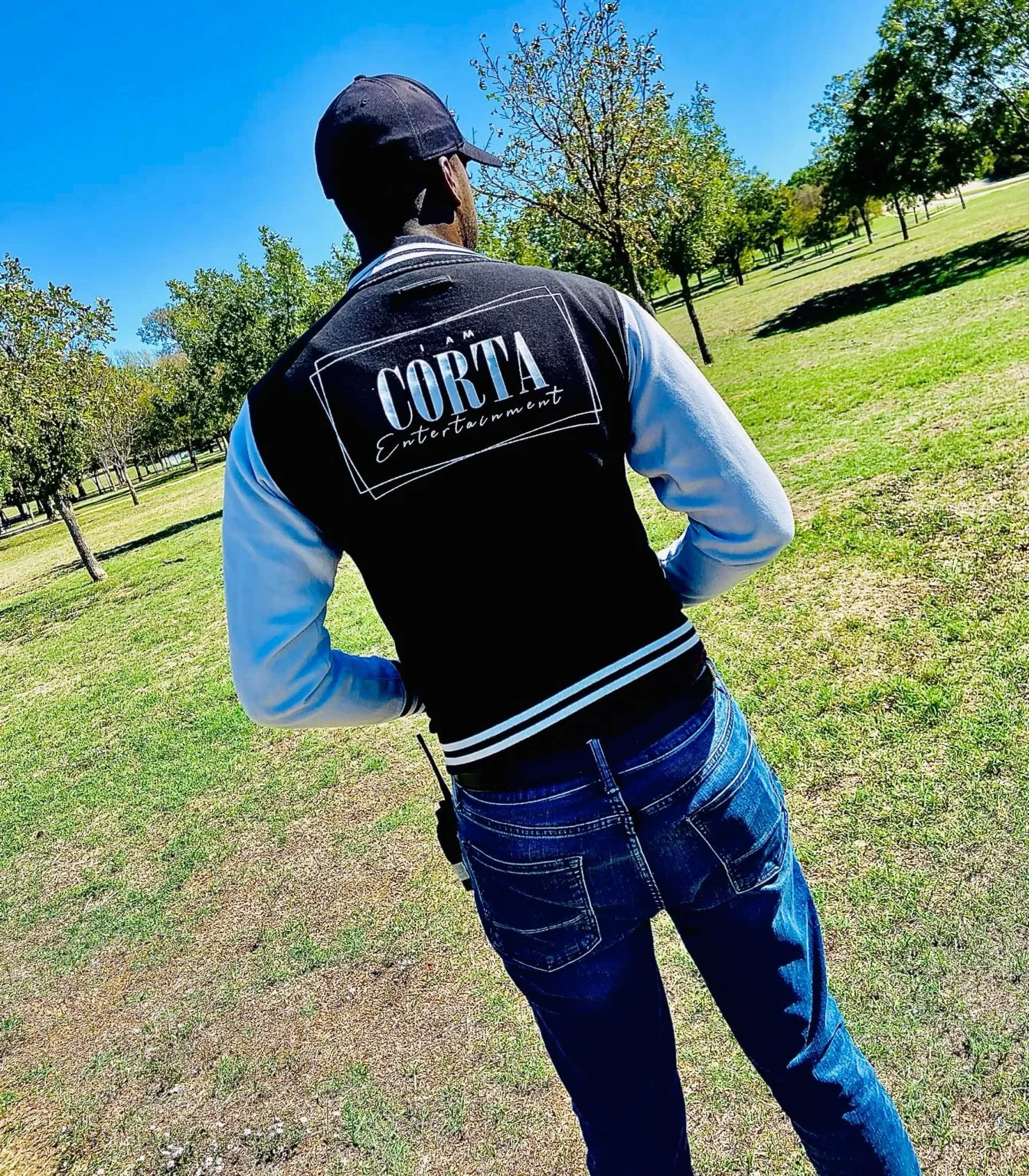 I Am Corta Entertainment branded jacket