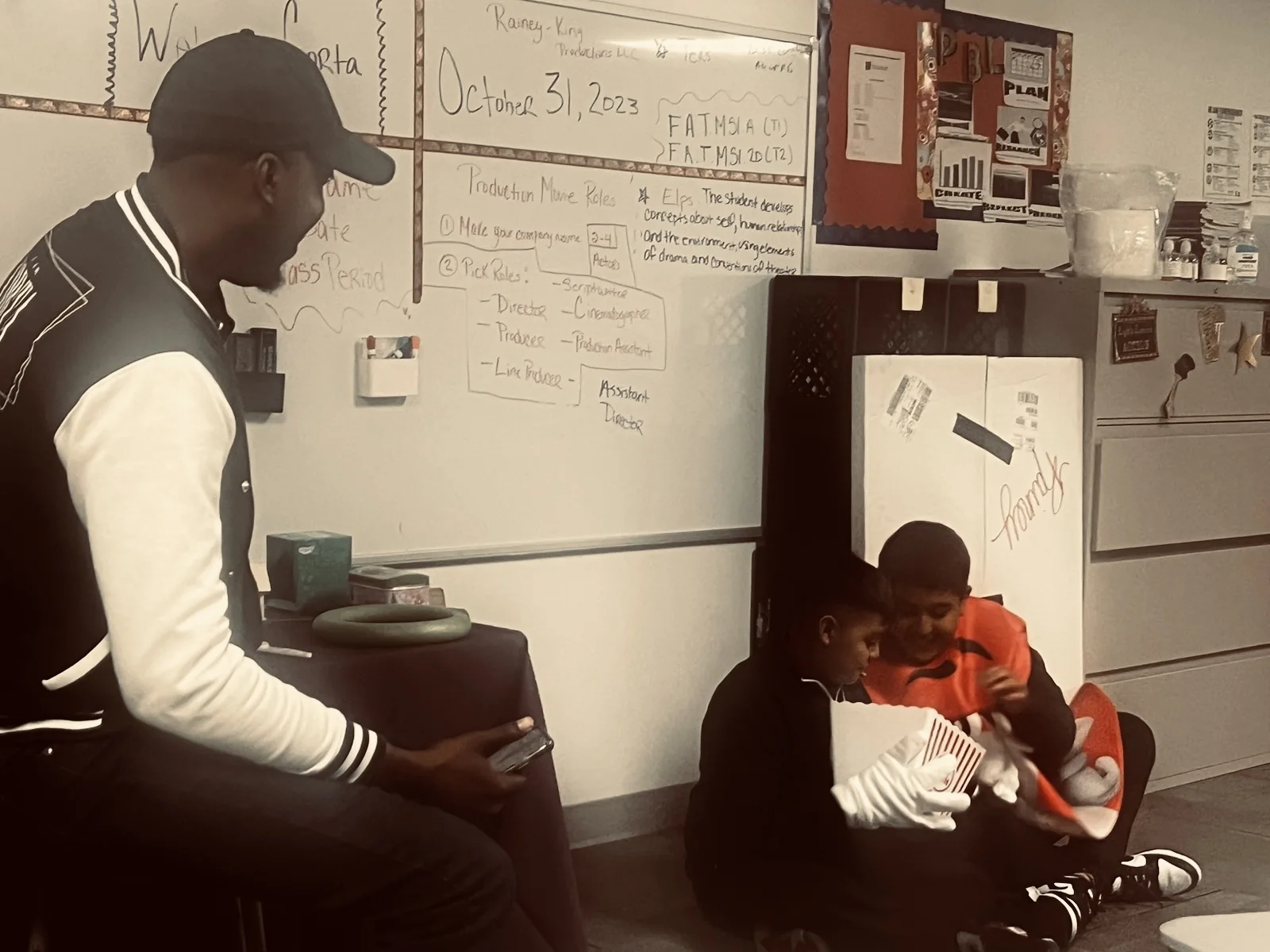 CORTA working with participants during a creative workshop